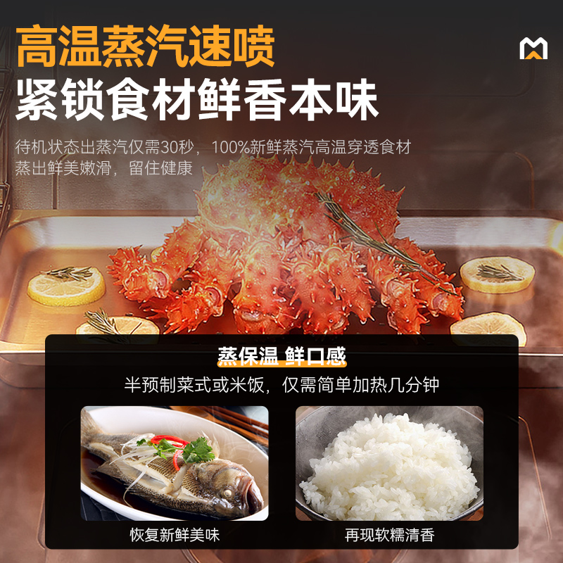麥大廚經(jīng)濟款全息屏6層萬能蒸烤箱商用