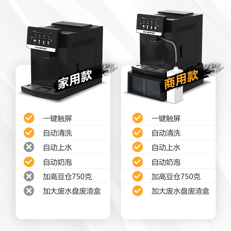 麥大廚B22系列升級款商用含底座1.5kw全自動(dòng)咖啡機(jī) 